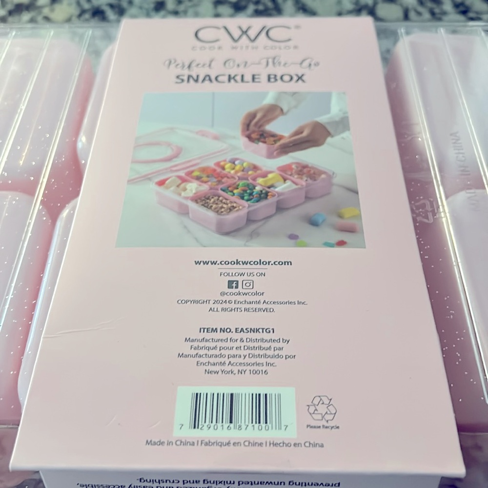 CWC Sparkly Pink Snackle Box - Picture 7 of 11